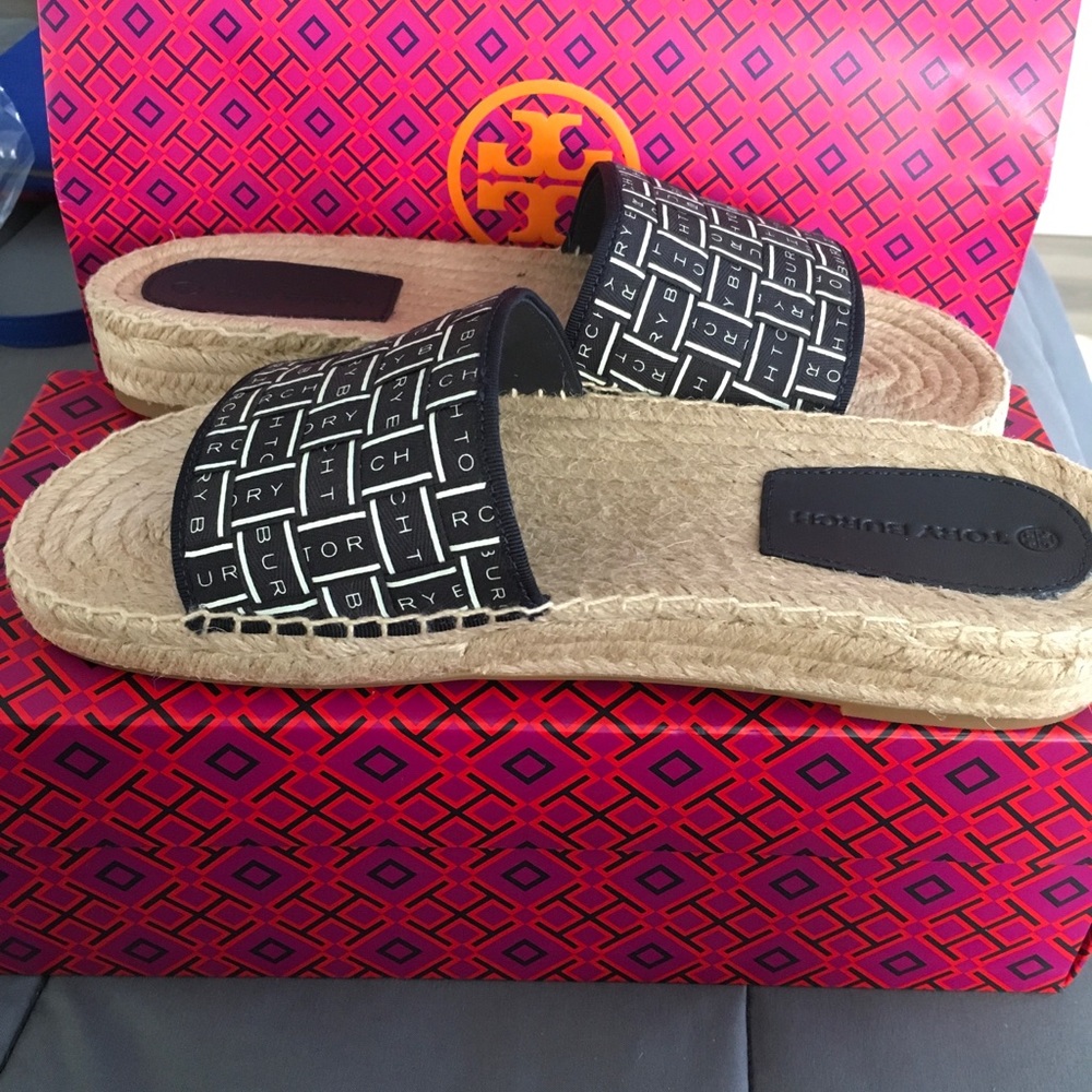 Tory Burch Espadrille slide sandals